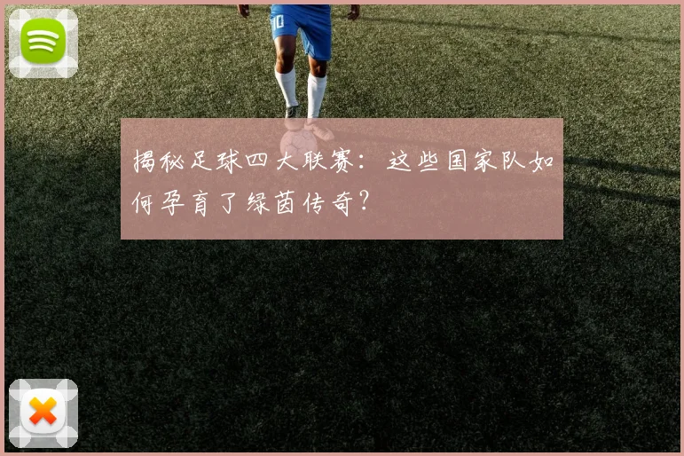 揭秘足球四大联赛：这些国家队如何孕育了绿茵传奇？